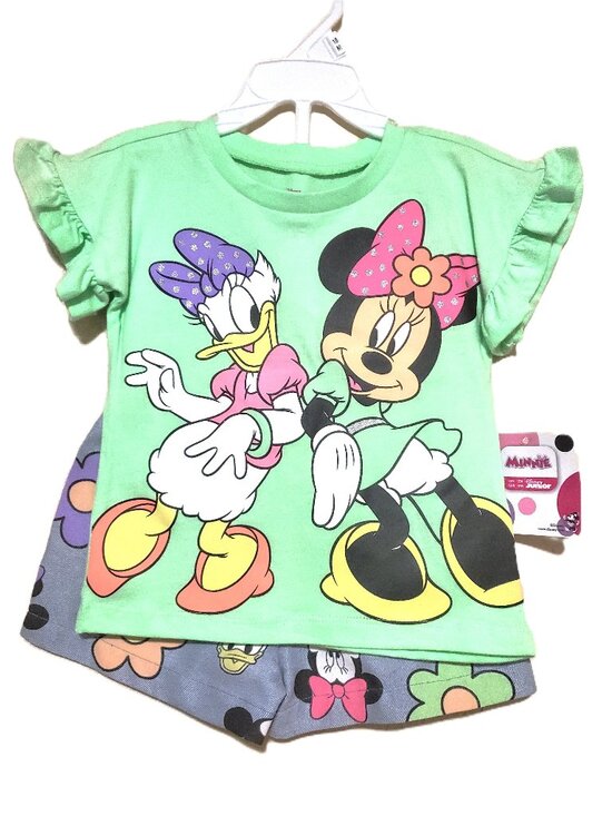 Disney Other - NWT. DISNEY MINNIE Girls Tee & Short 2-Pc Set